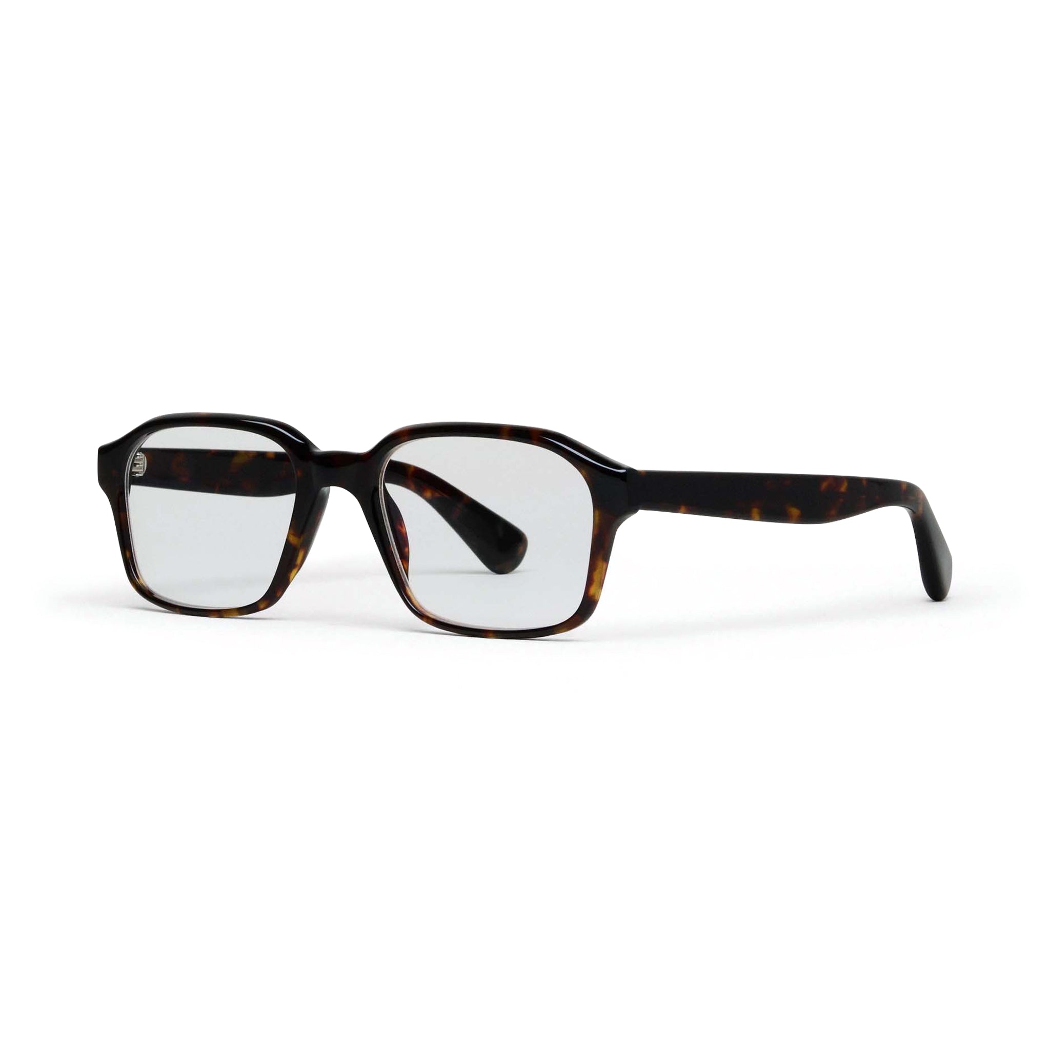 Quill Optical / Black Acetate & Clear Lens