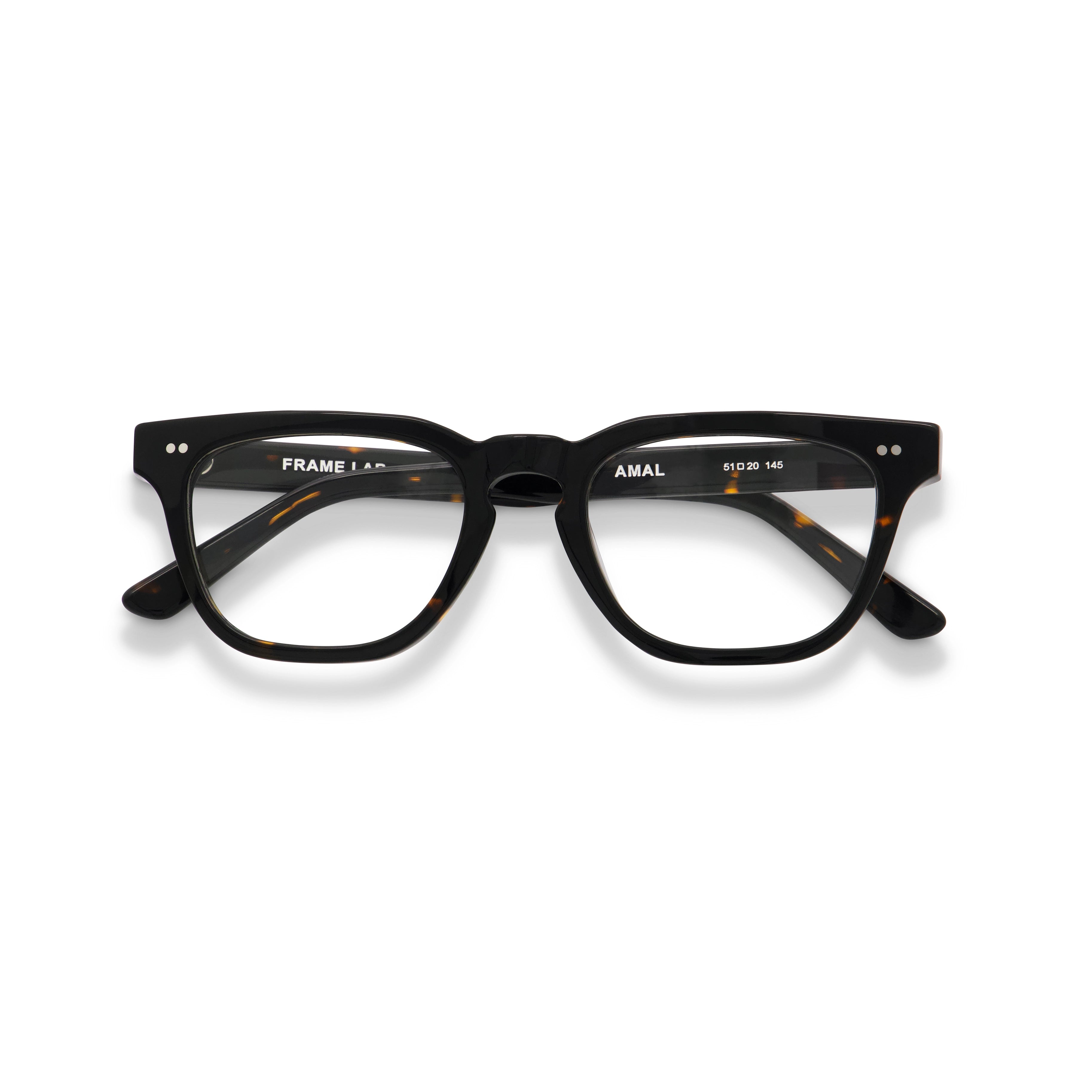 Amal Optical / Black Tortoise & Prescription Lens
