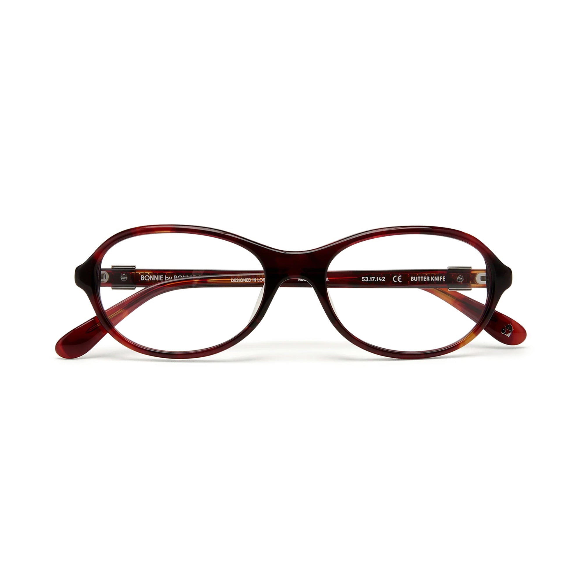 Butter Knife Optical / Red Tortoise & Blue-Light Lens