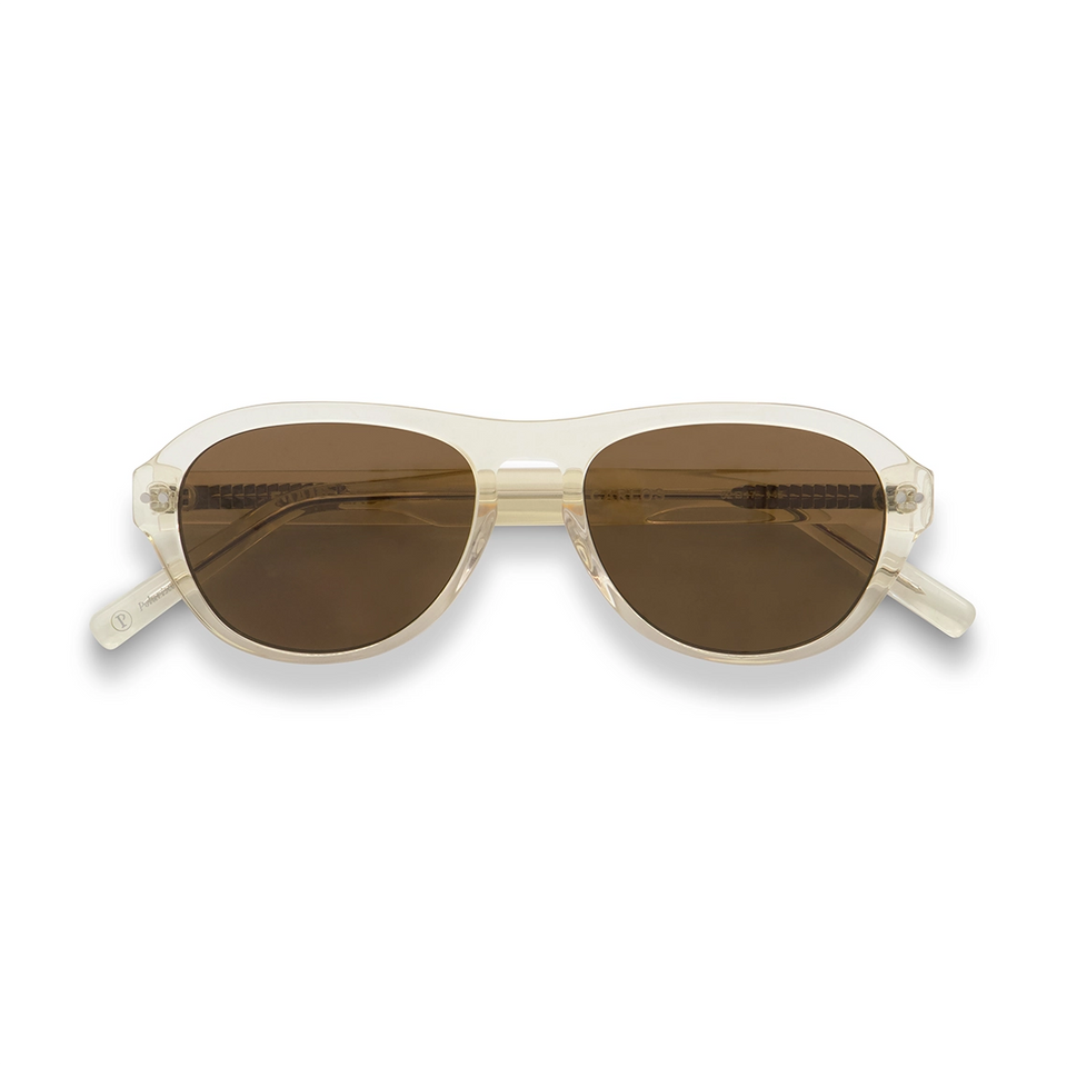 Carlos / Blonde Crystal Acetate & Polarised Brown Lens Carlos / Blonde Crystal Acetate & Polarised Brown Lens