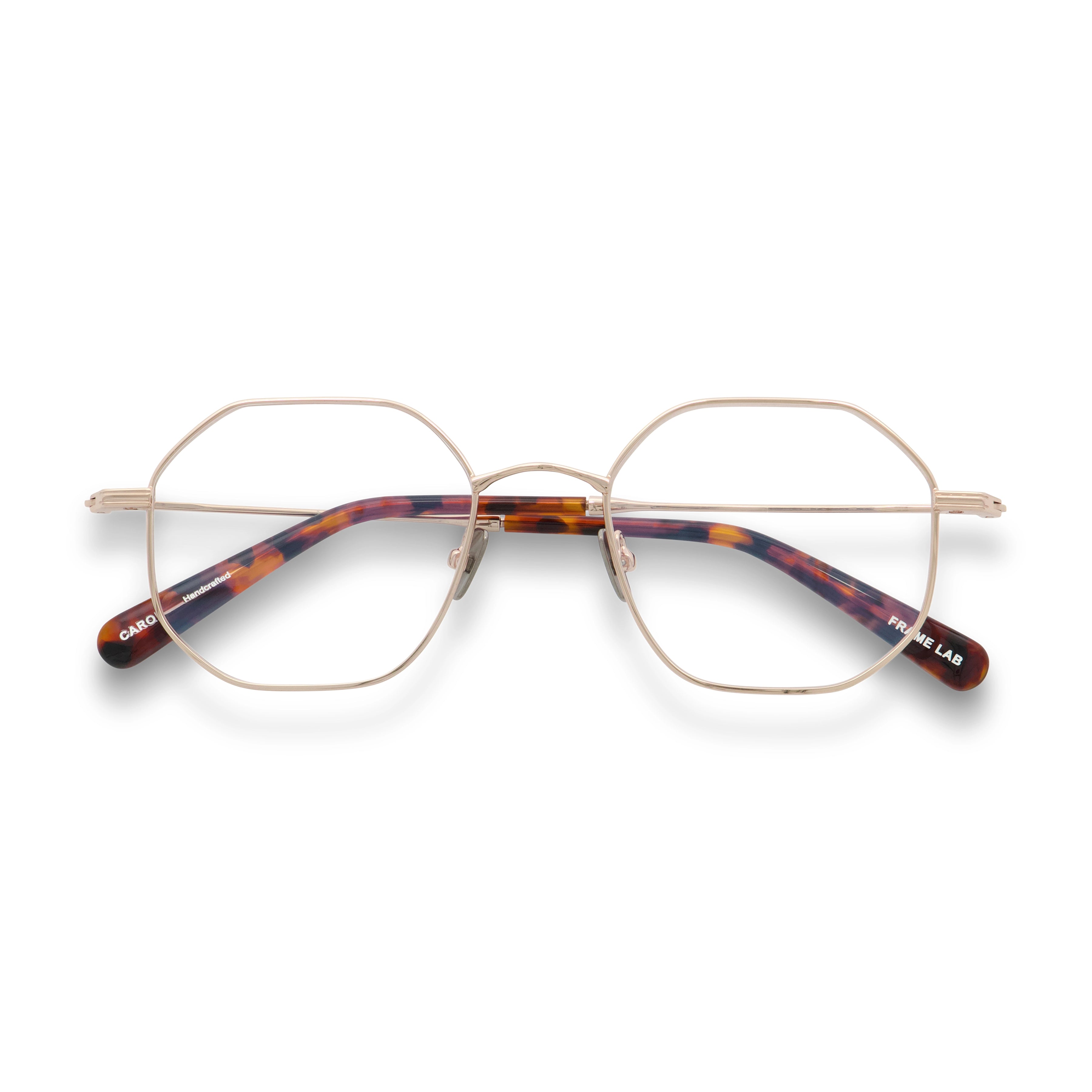 Carol Optical / Gold Tortoise Metal & Prescription Lens