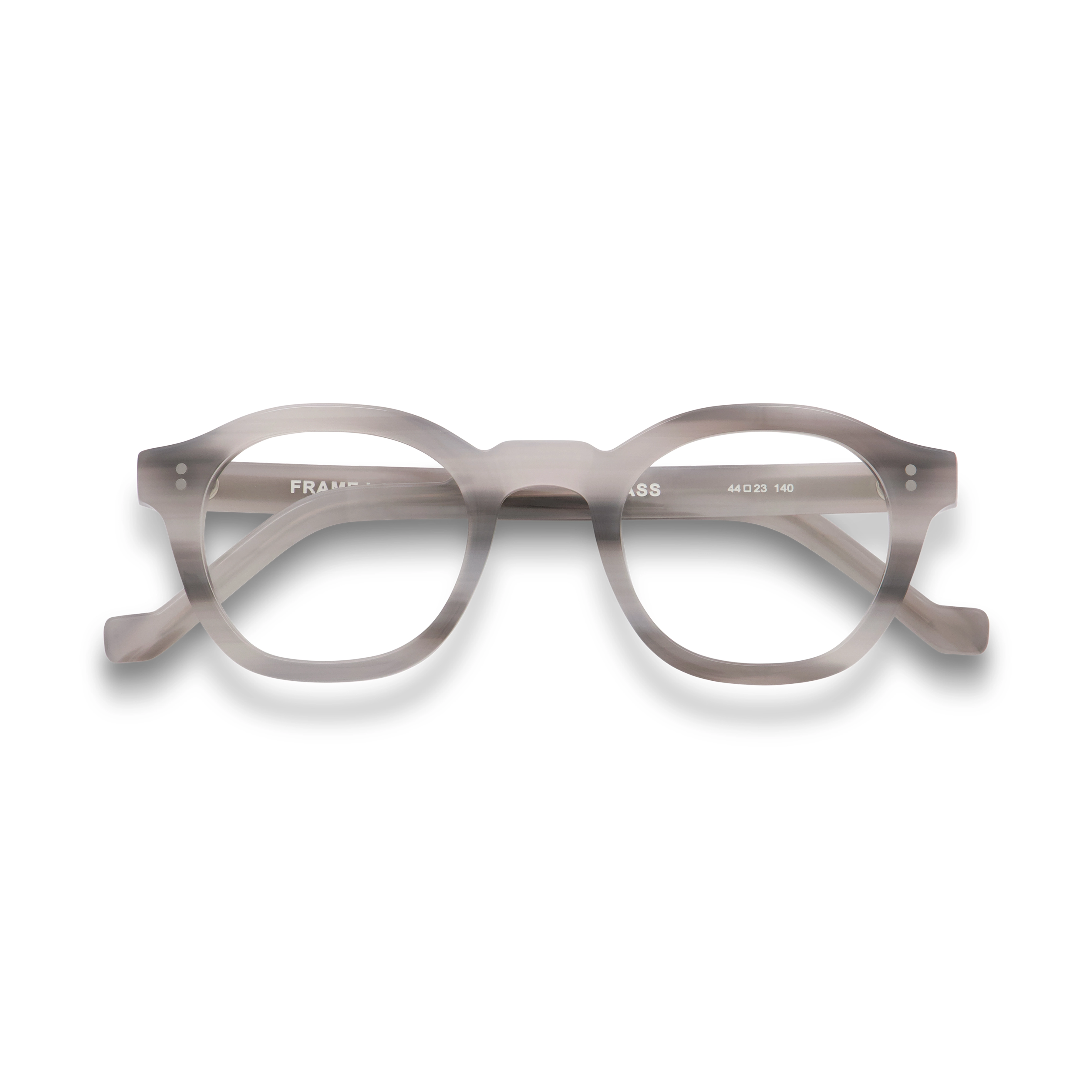 Cass Optical / Dual Grey Acetate & Prescription Lens