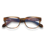 Ed Optical / Dual Brown Acetate & Prescription Lens