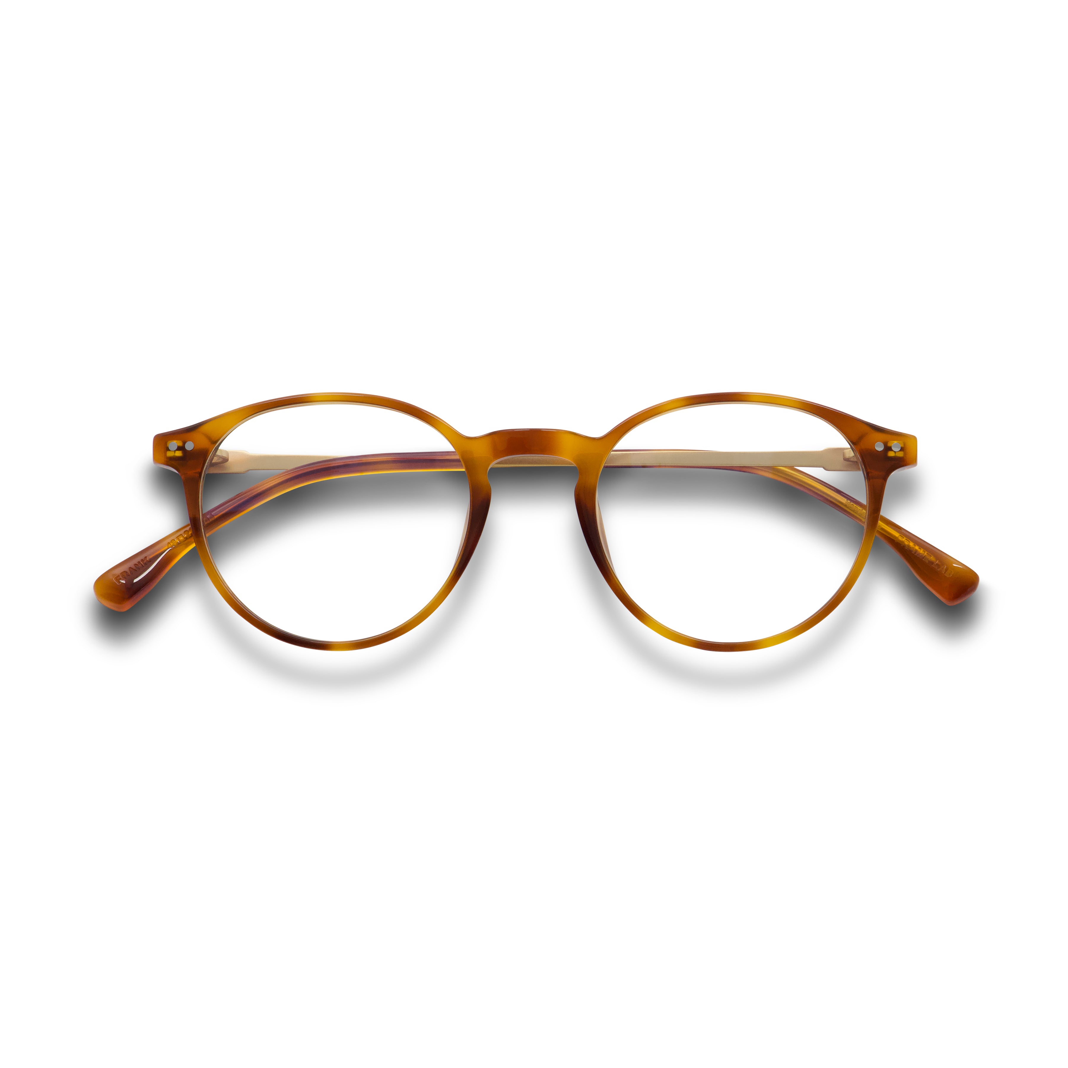 Frank Optical / Honey Tortoise Acetate & Prescription Lens