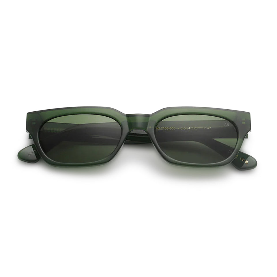 Bror / Dark Green Transparent & Green Lens