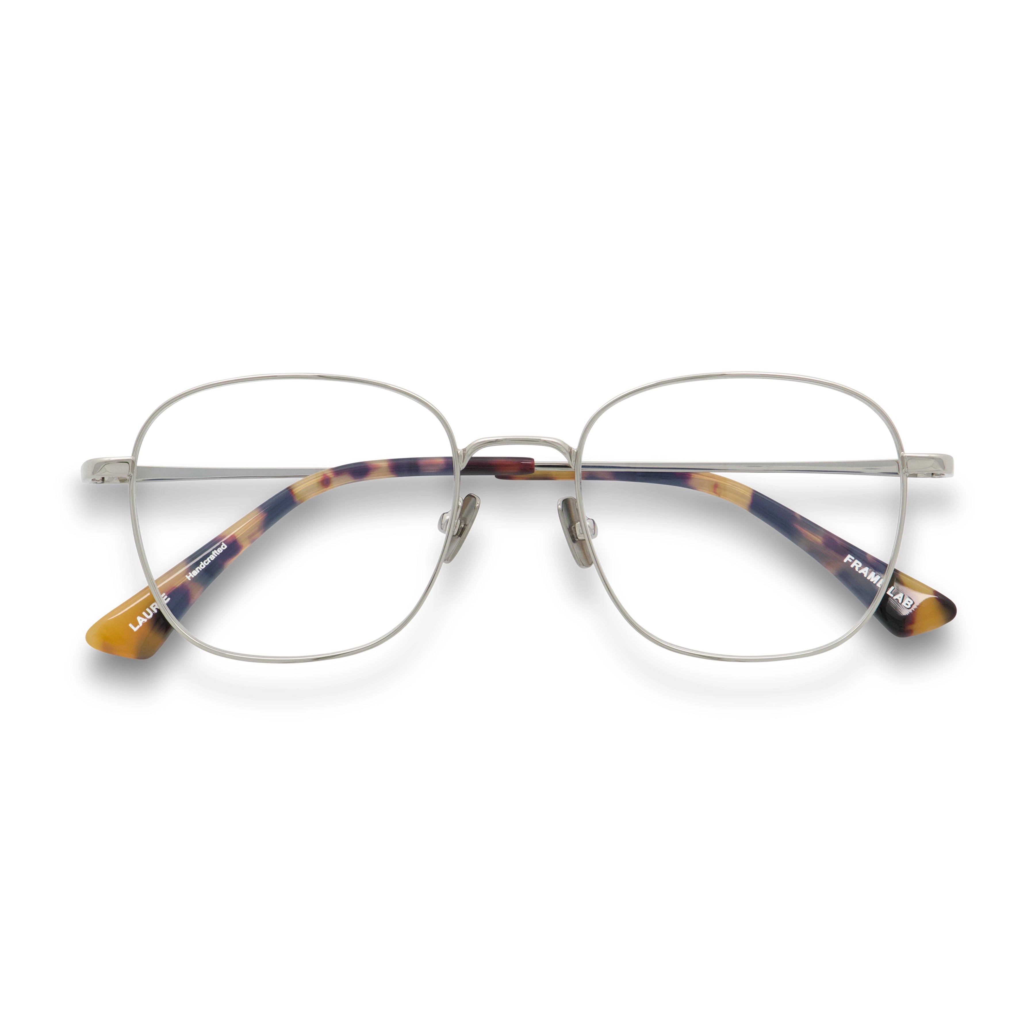 Laurie Optical / Silver Tortoise Metal & Prescription Lens
