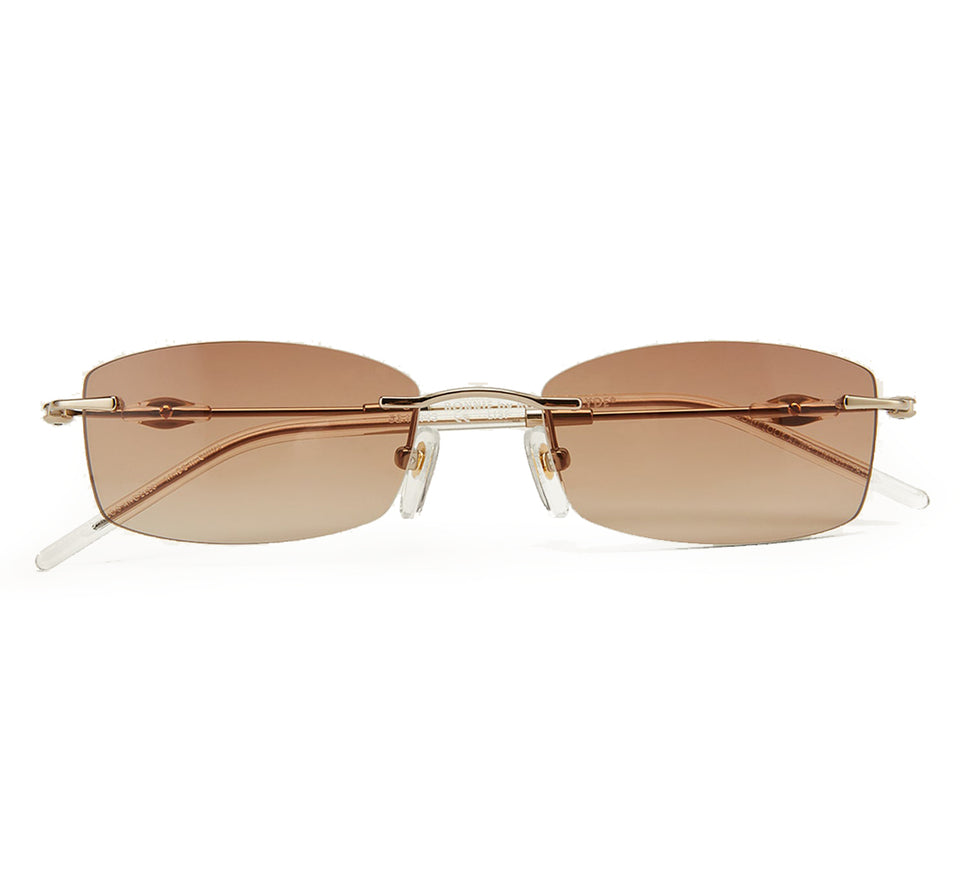 Lisp / Gold Transparent Yellow & Brown Gradient Lens Lisp / Gold Transparent Yellow & Brown Gradient Lens
