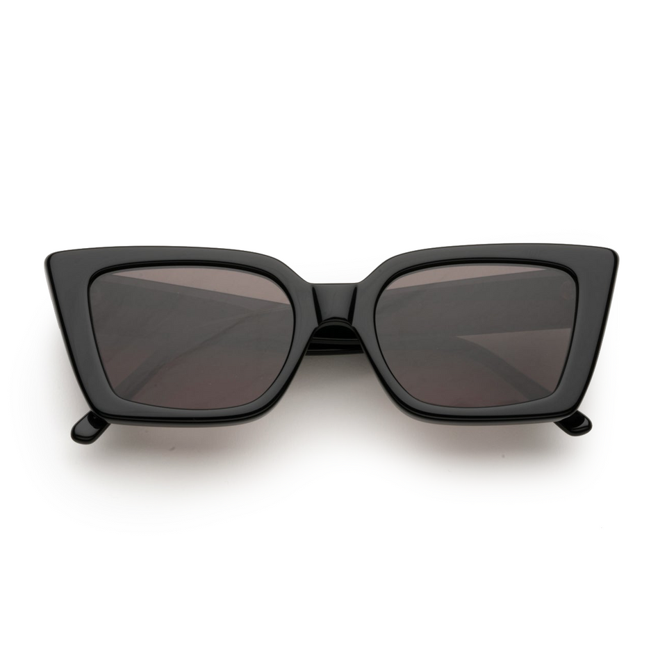 Lucia / Black Acetate & Grey Lens Lucia / Black Acetate & Grey Lens