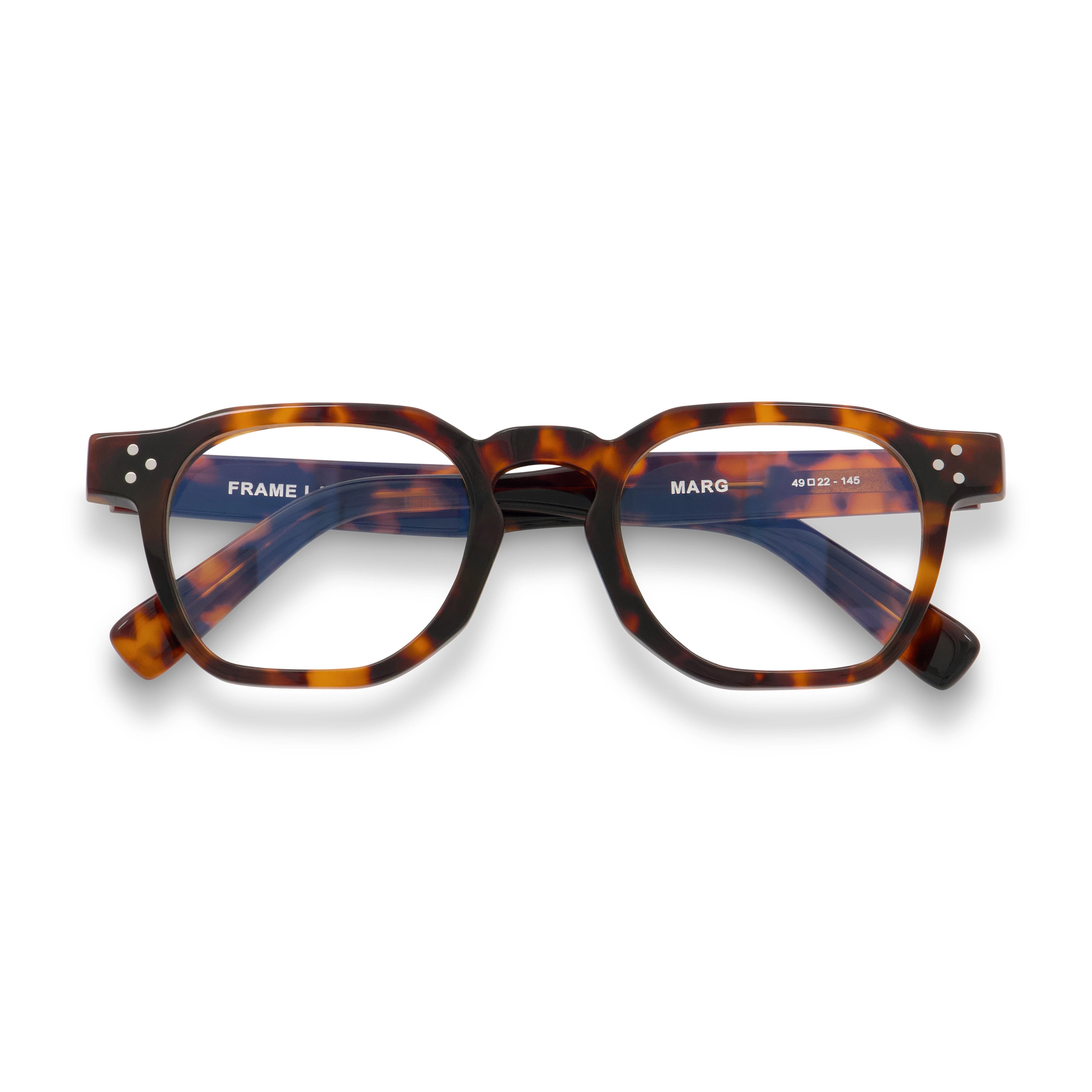 Marg Optical / Tortoise Acetate & Prescription Lens