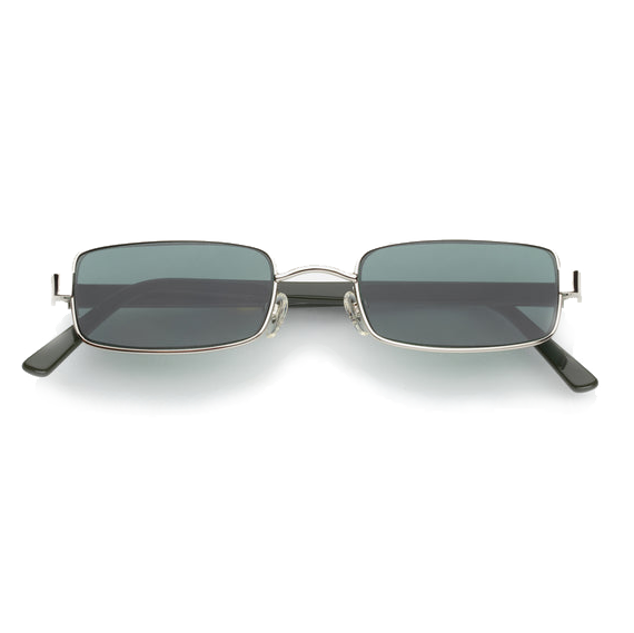 Nina / Silver Metal & Moss Lens Nina / Silver Metal & Moss Lens