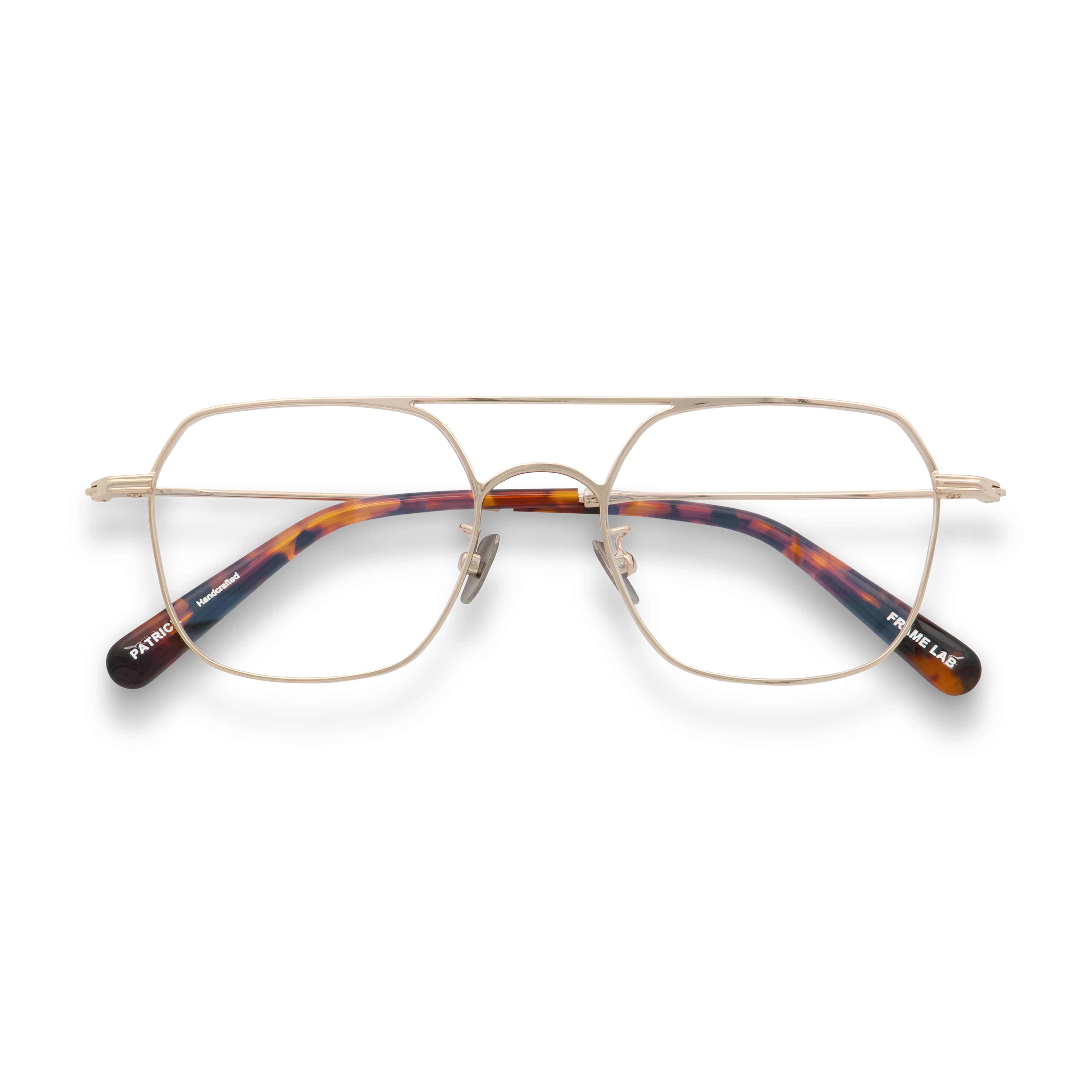 Patrick Optical / Gold Metal & Prescription Lens