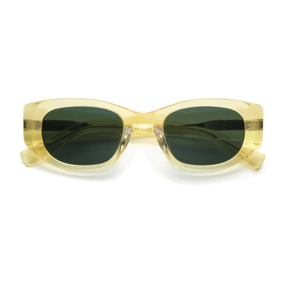 Silvia / Yellow Acetate & Green Lens Silvia / Yellow Acetate & Green Lens