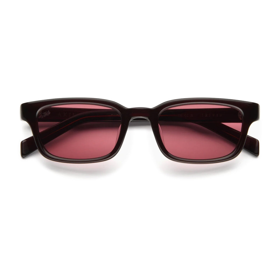 Trivia / Oxblood Acetate & Maroon Lens Trivia / Oxblood Acetate & Maroon Lens