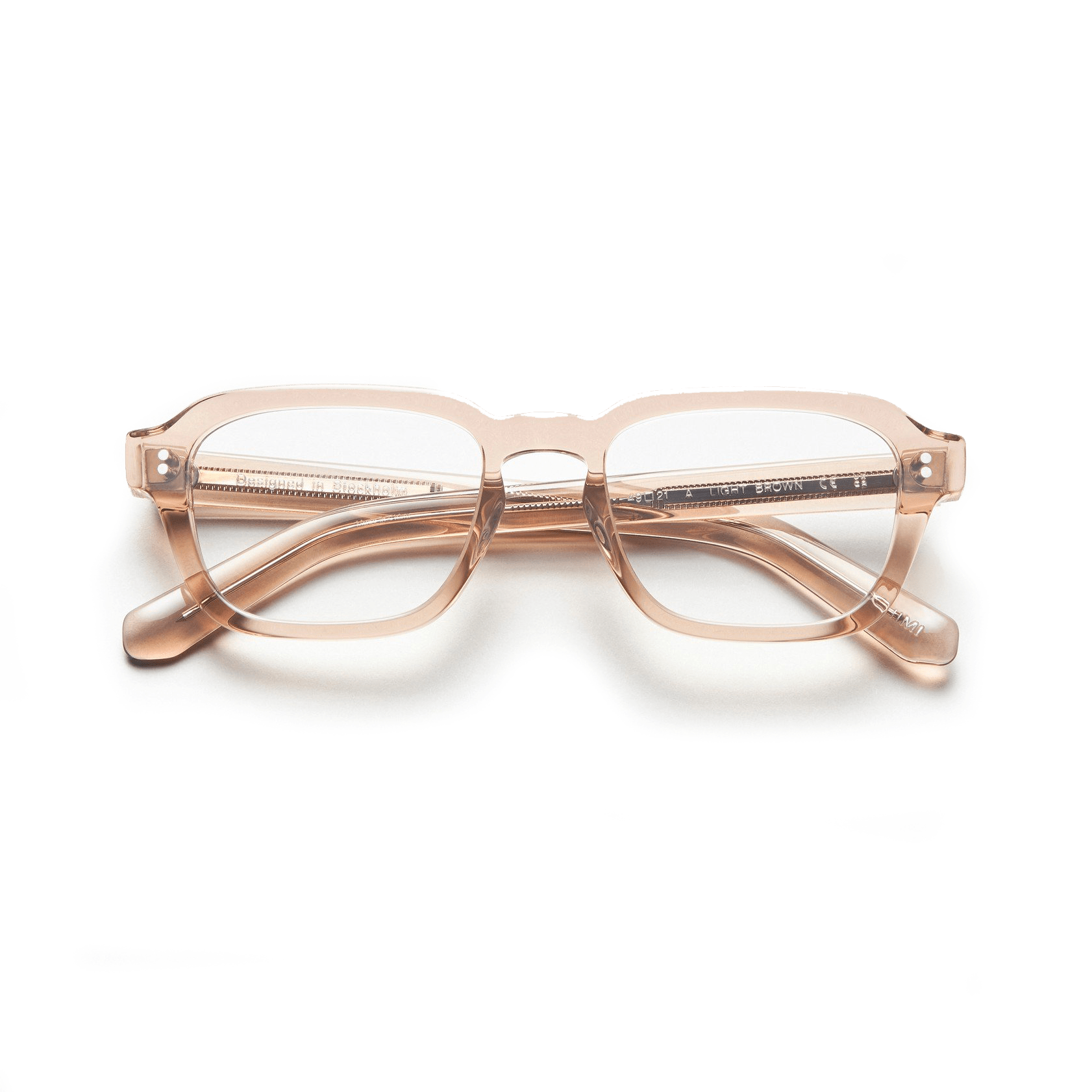 A Optical / Brown Acetate & Clear Lens - Shade Files
