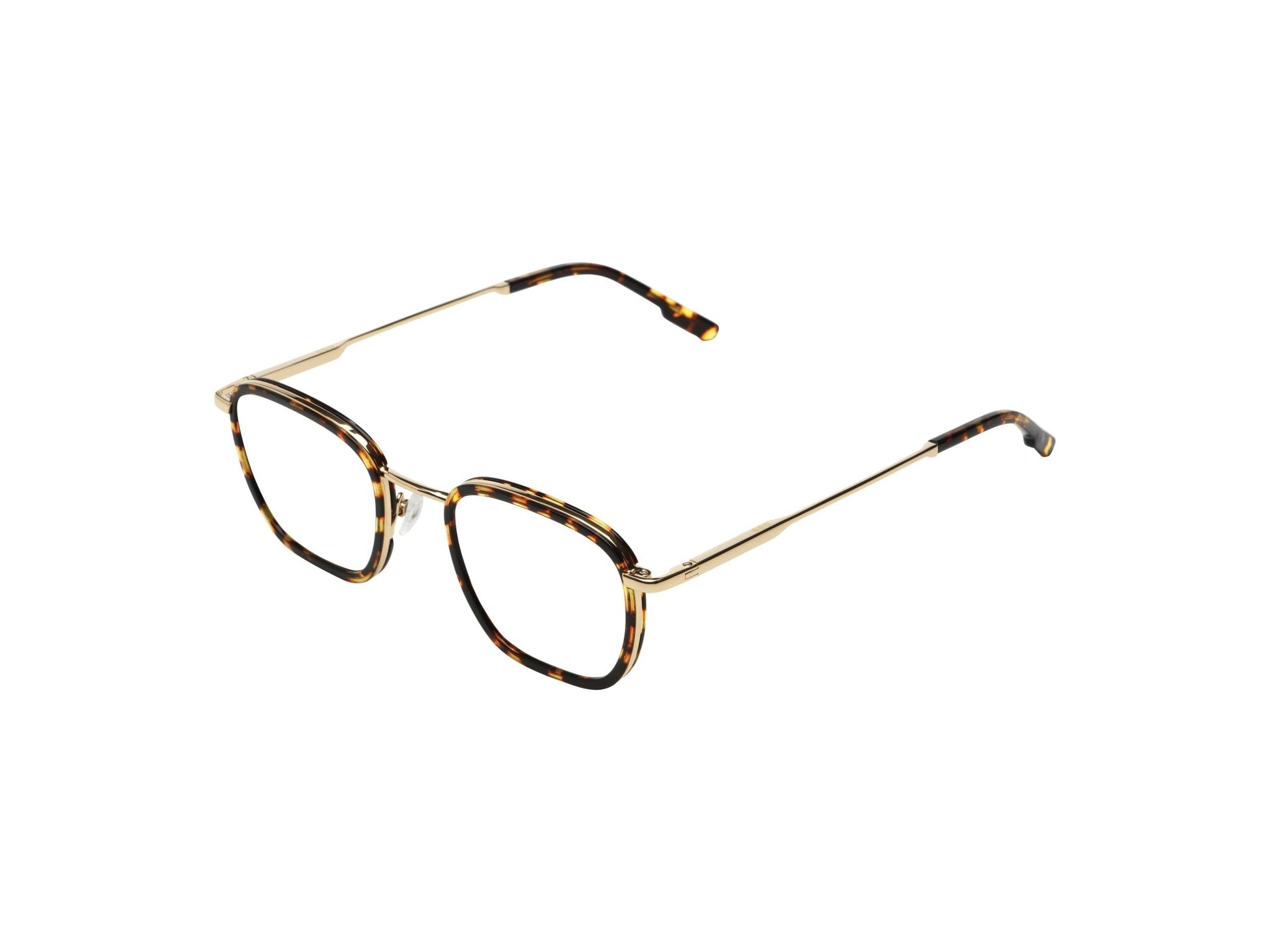 Adam Slims Optical / Flake White Gold Acetate & Blue - Light Lens - Shade Files
