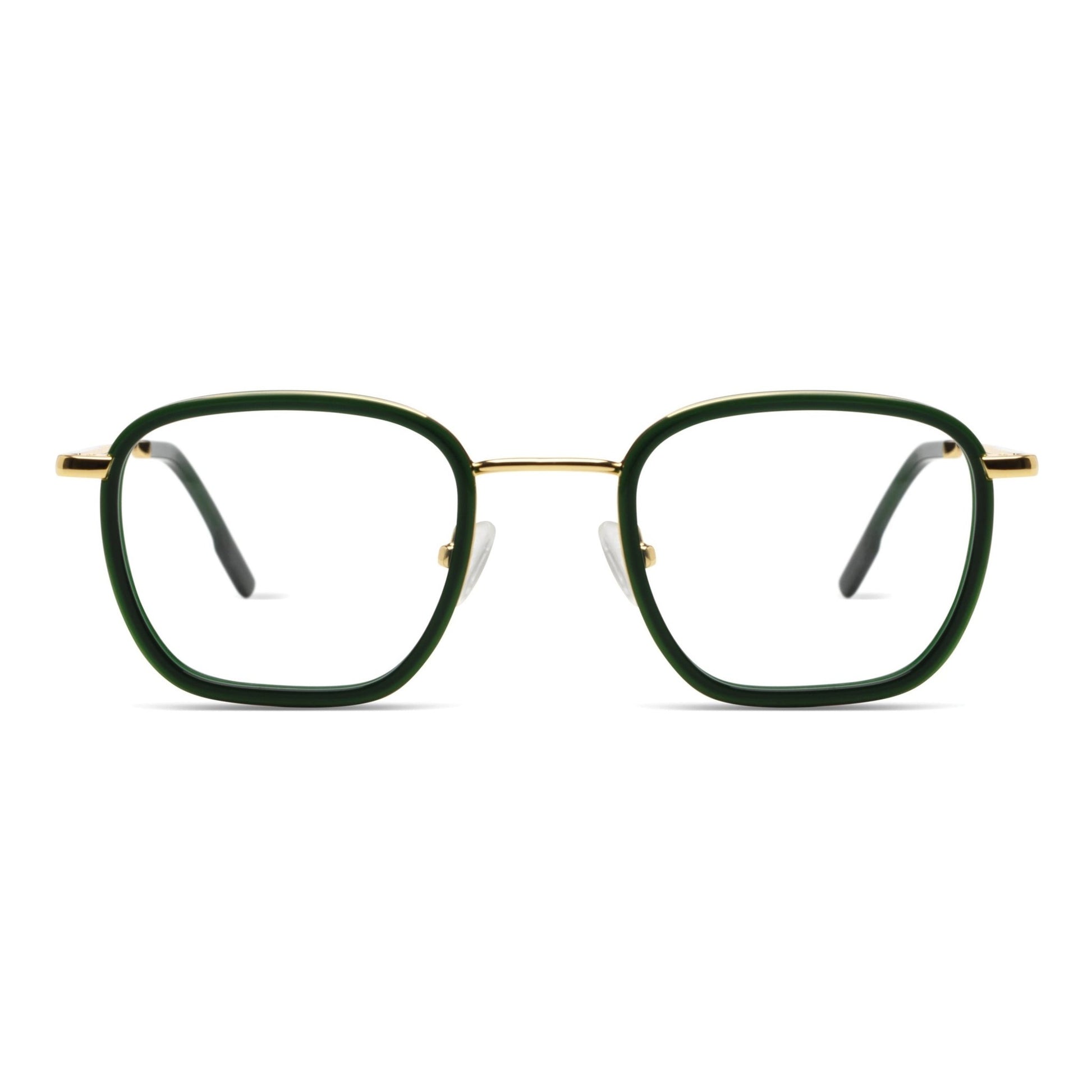 Adam Slims Optical / Hunter Gold Acetate & Blue - Light Lens - Shade Files