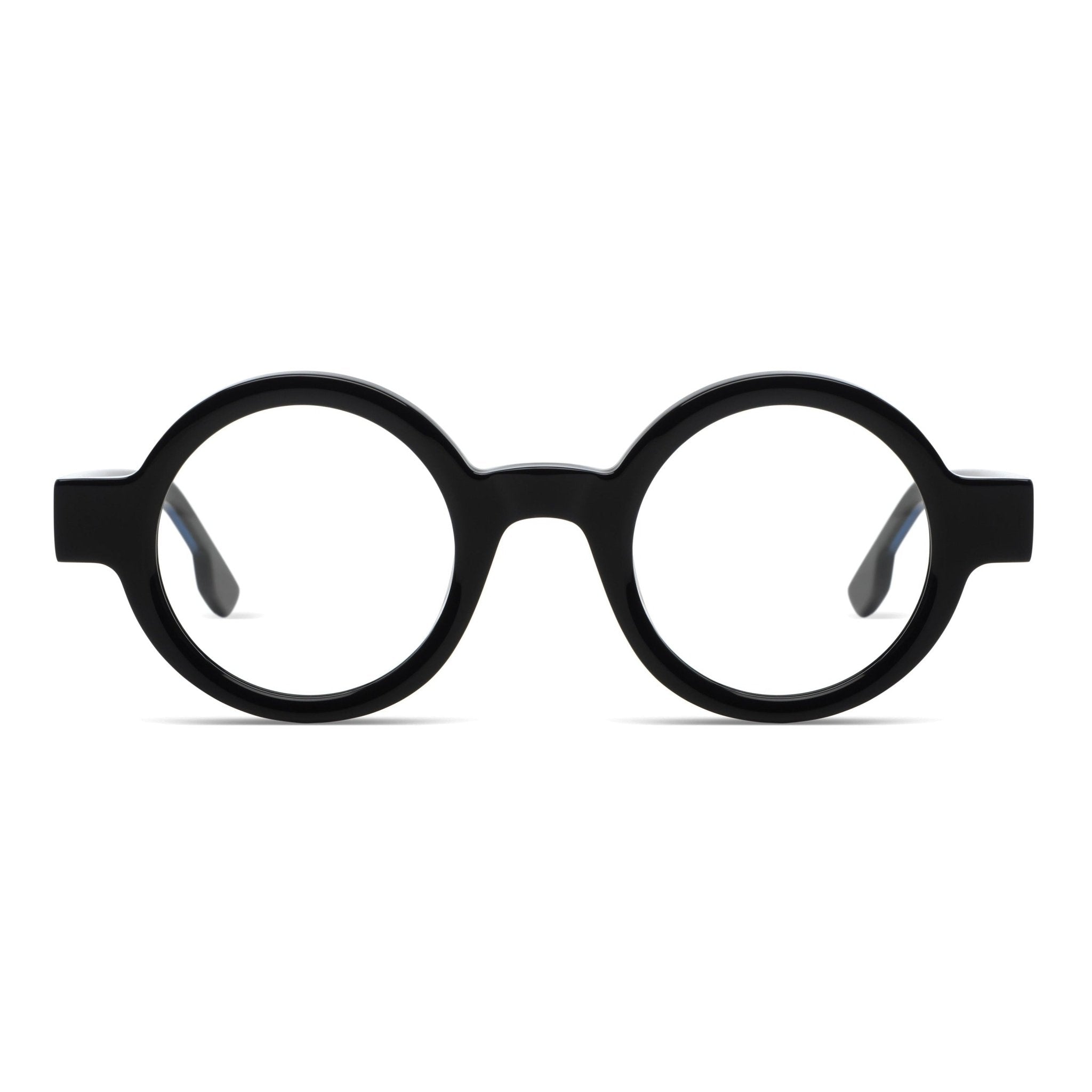 Adrian Optical / Black Space Acetate & Blue - Light Lens - Shade Files