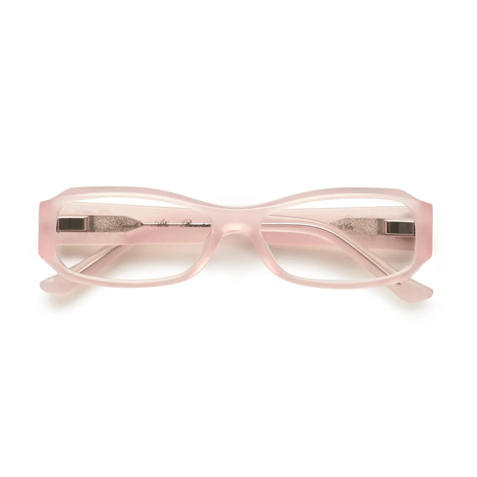Lexxola | Alba Optical | Baby Pink & Clear Lens Glasses | Shade Files