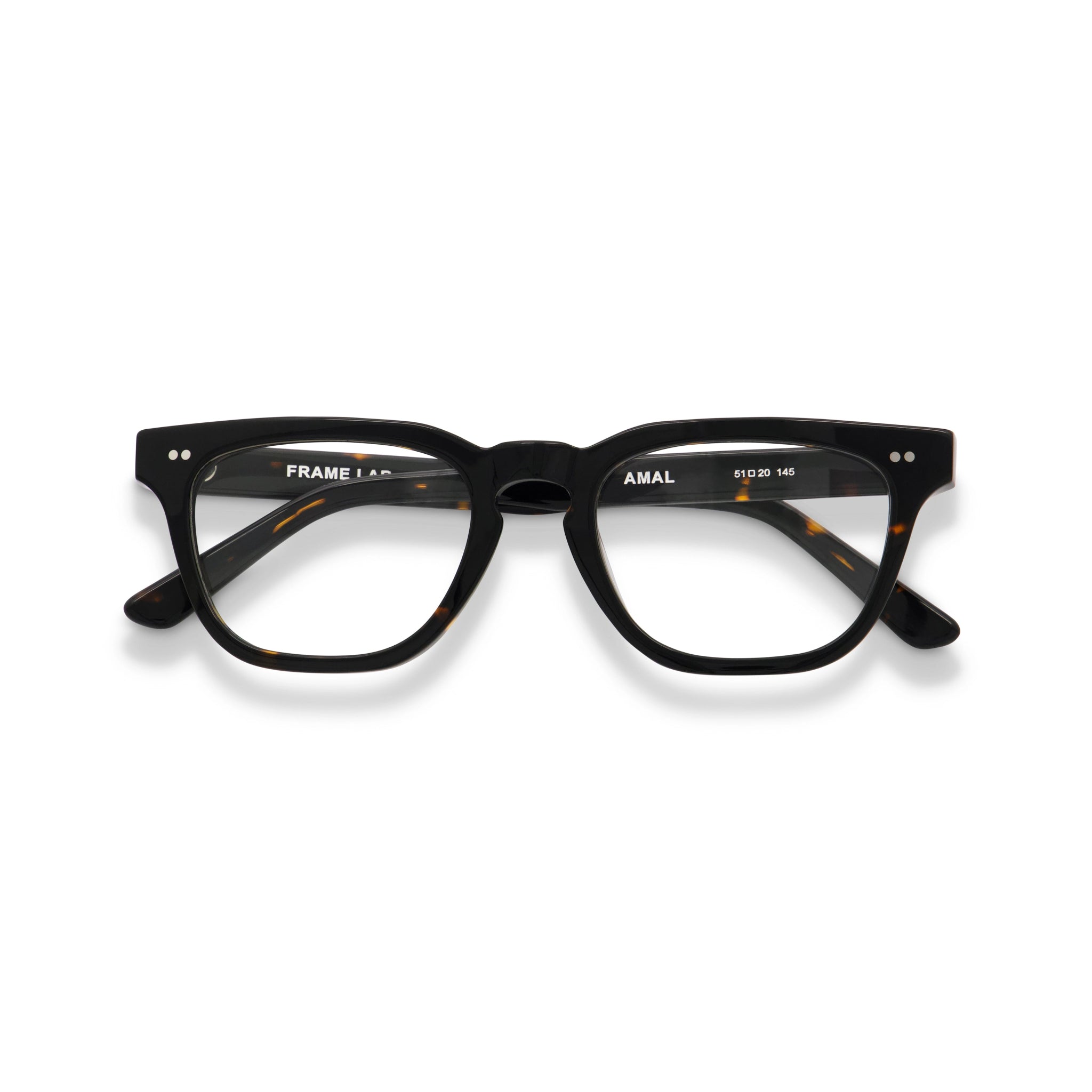 Amal Optical / Black Tortoise & Prescription Lens - Shade Files