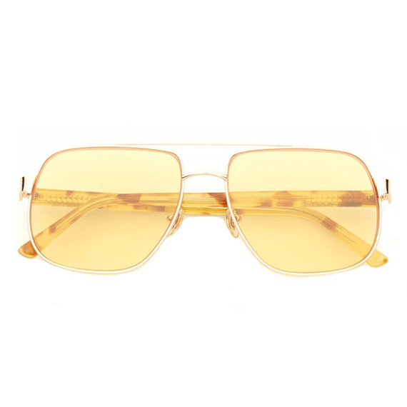 Amelia / Soft Gold Crème Brûlée & Yellow Lens Amelia / Soft Gold Crème Brûlée & Yellow Lens