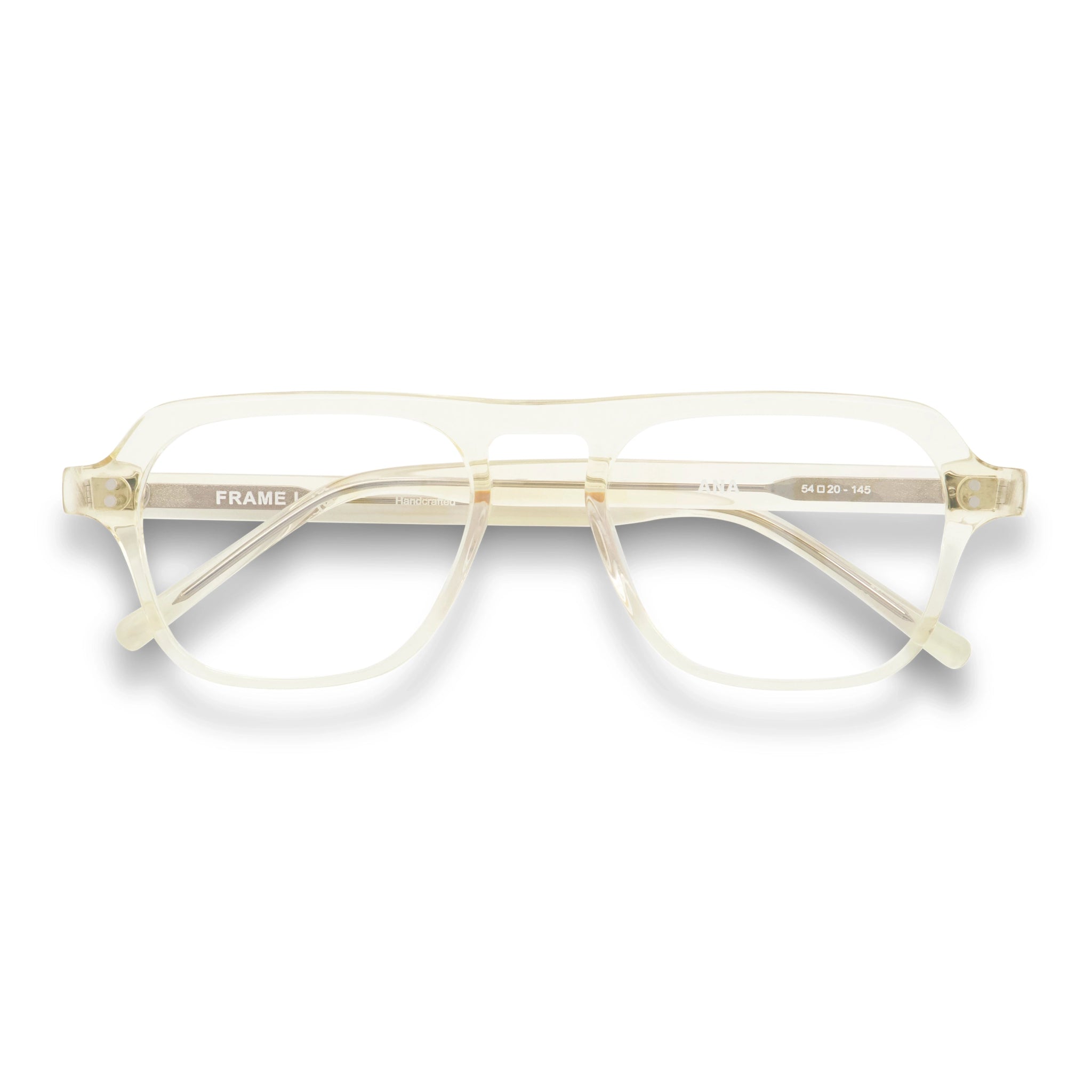 Ana Optical / Blonde Crystal Acetate & Prescription Lens - Shade Files