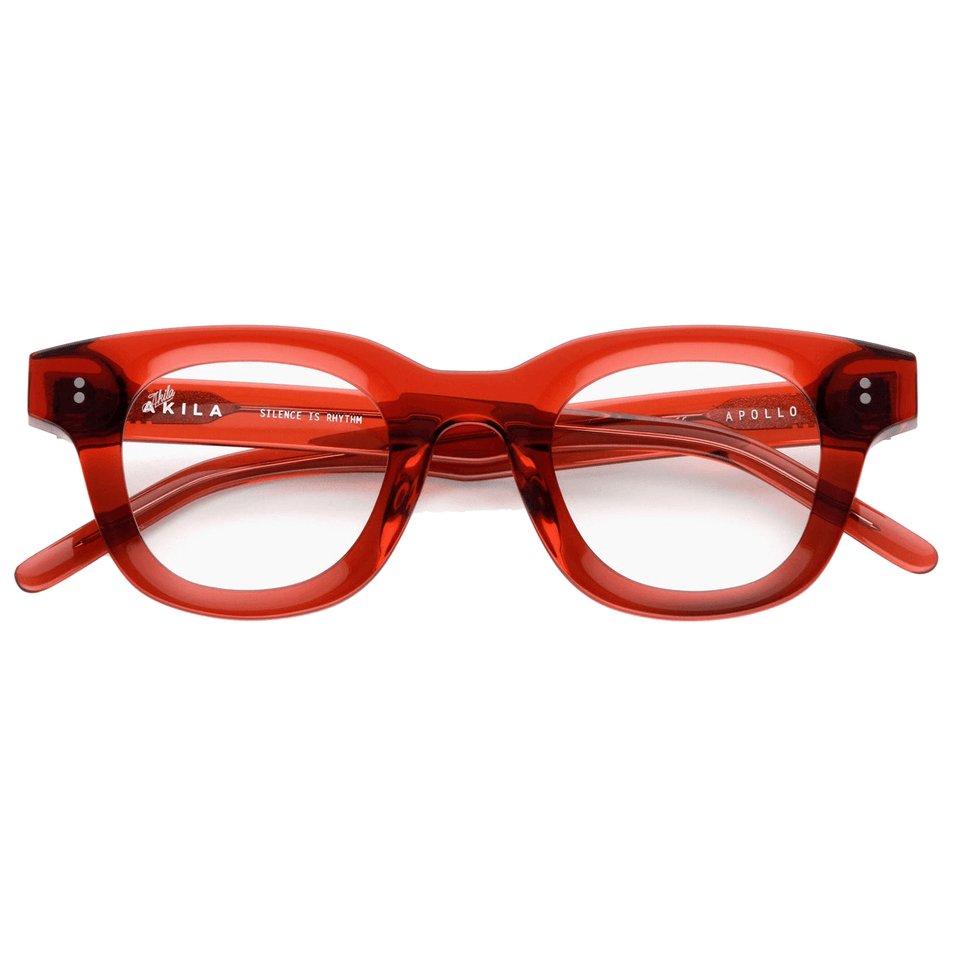 Apollo Optical / Red Acetate & Blue-Light Lens Apollo Optical / Red Acetate & Blue-Light Lens