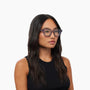 Apollo Optical / Red Acetate & Blue - Light Lens - Shade Files