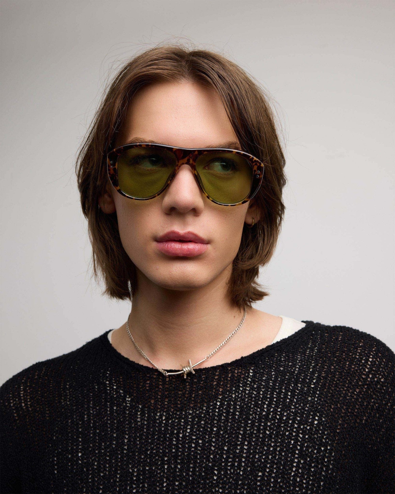 Austin / Havana Tortoise & Lawn Green Lens - Shade Files