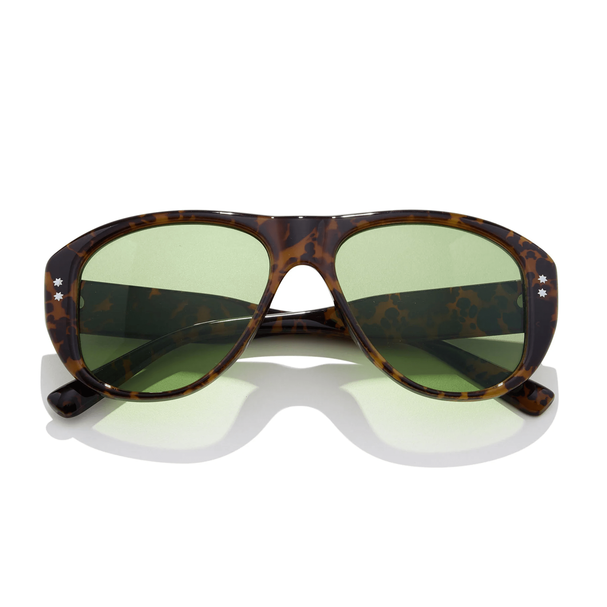 Austin / Havana Tortoise & Lawn Green Lens - Shade Files