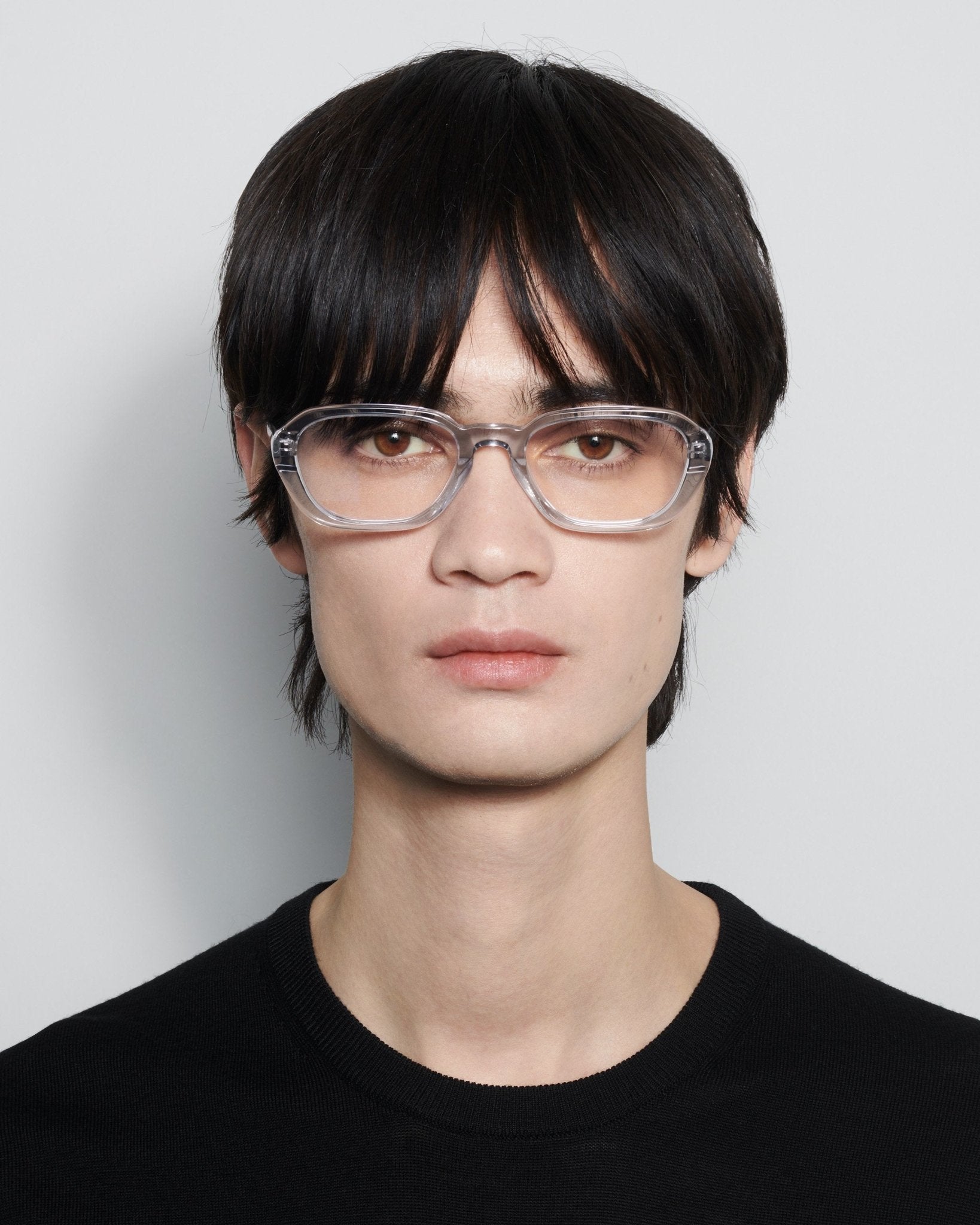 B Optical / Grey Acetate & Clear Lens - Shade Files