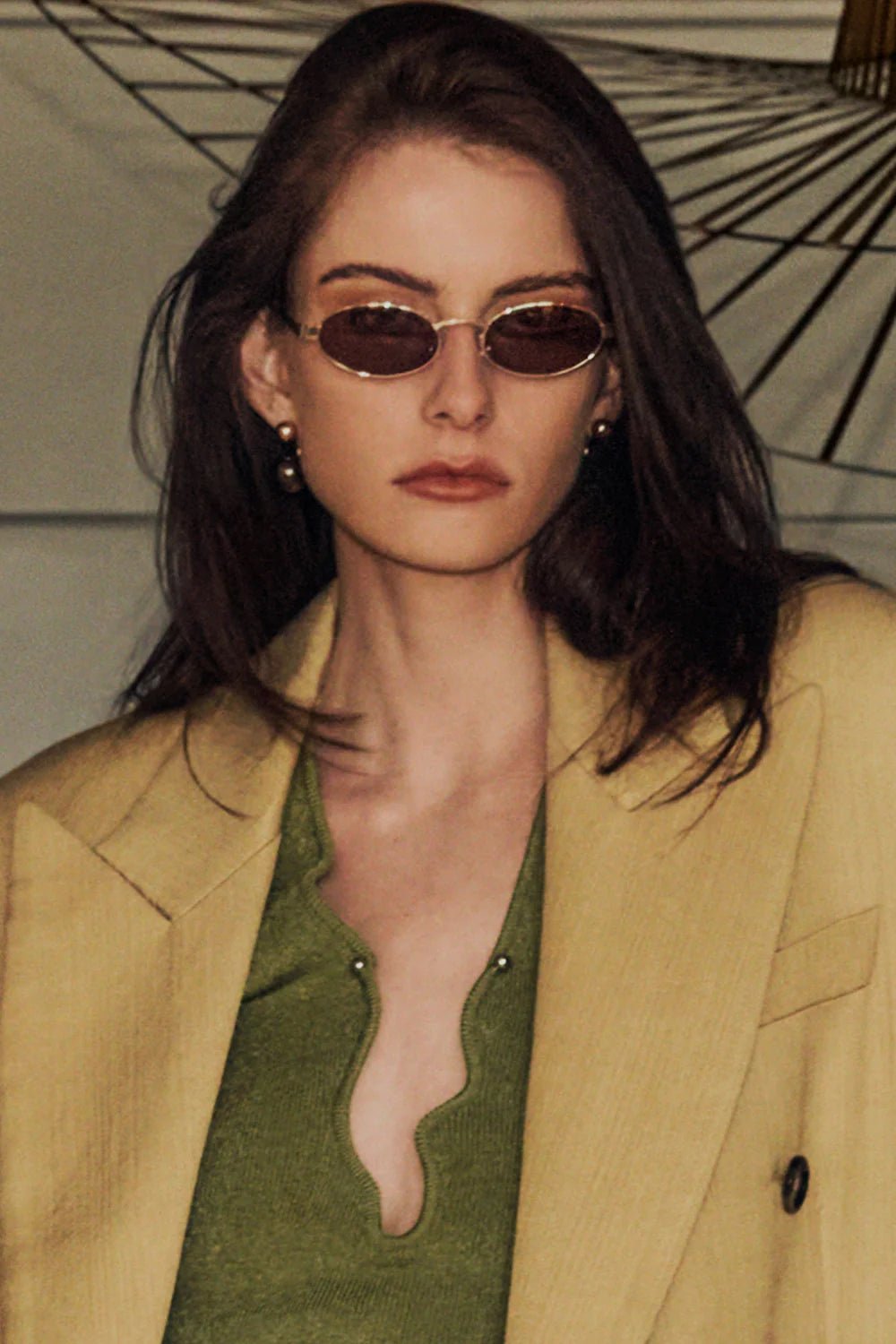 Banca / Gold Metal & Brown Lens - Shade Files