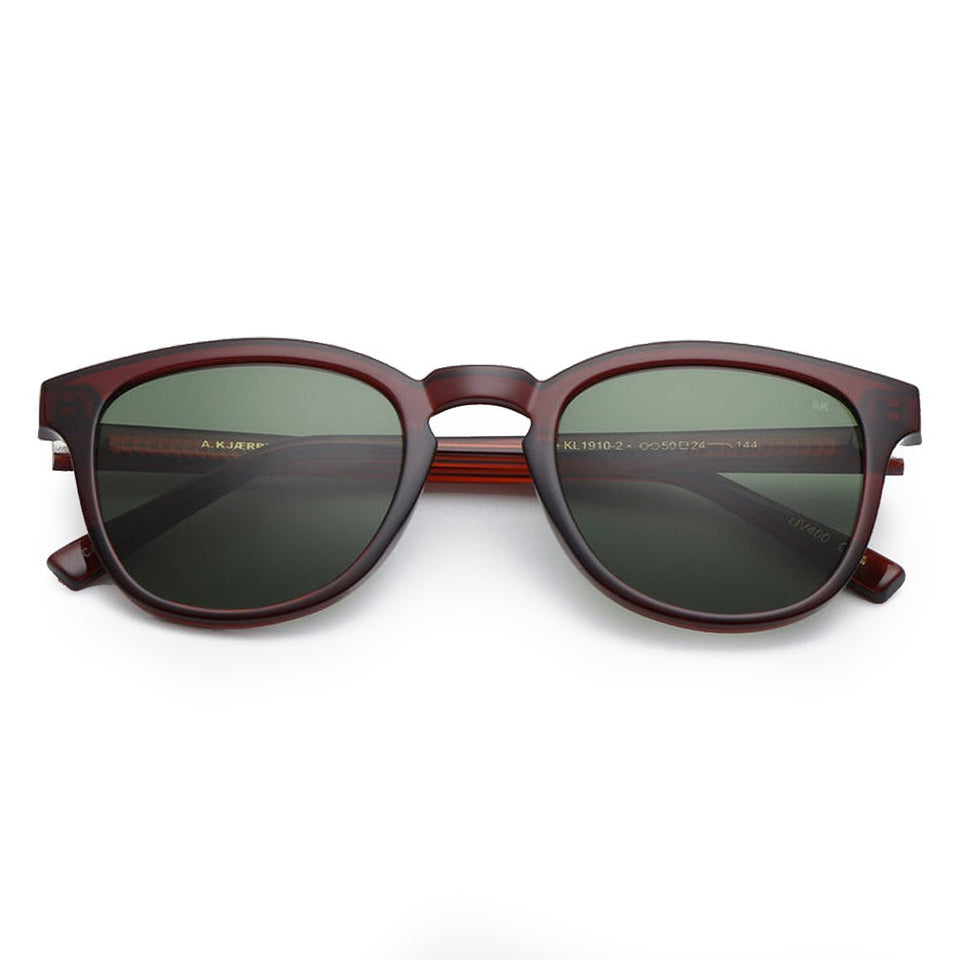 Bate / Brown Transparent & Green Lens Bate / Brown Transparent & Green Lens