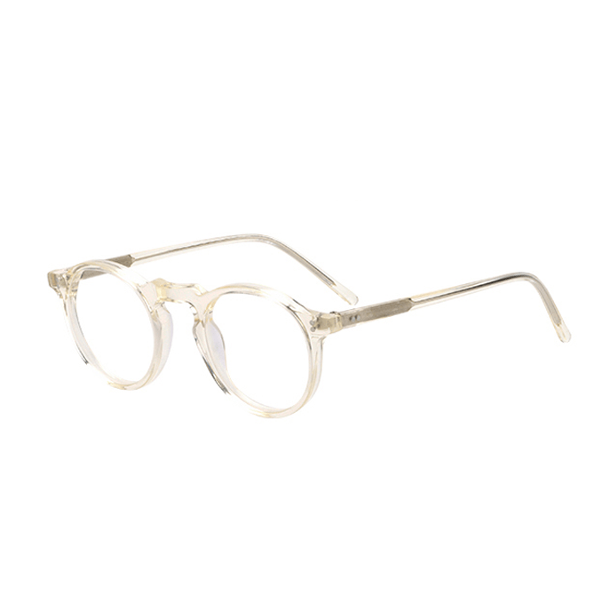 Ben Optical / Blonde Crystal Acetate & Prescription Lens - Shade Files