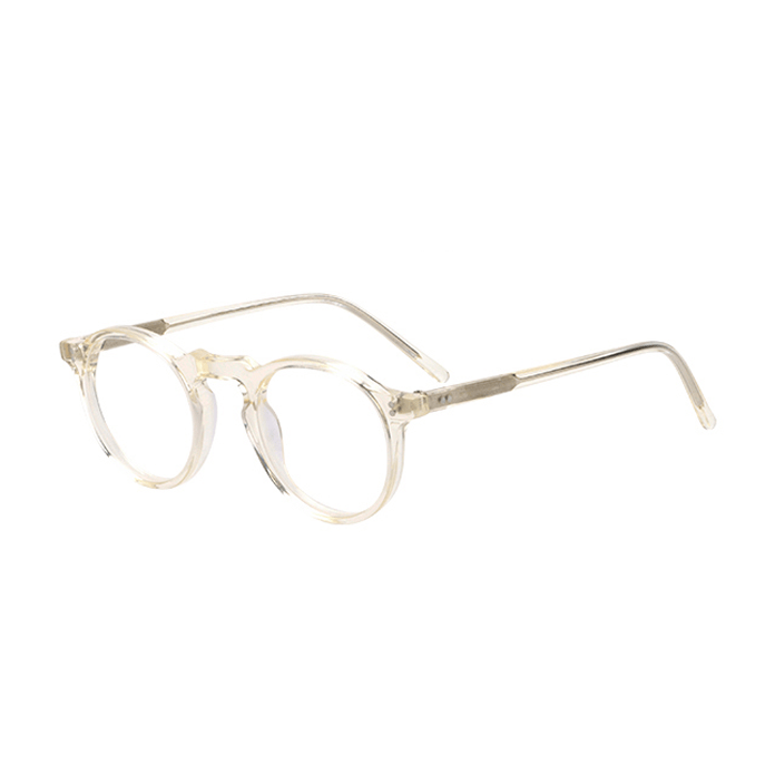 Ben Optical / Blonde Crystal Acetate & Prescription Lens - Shade Files
