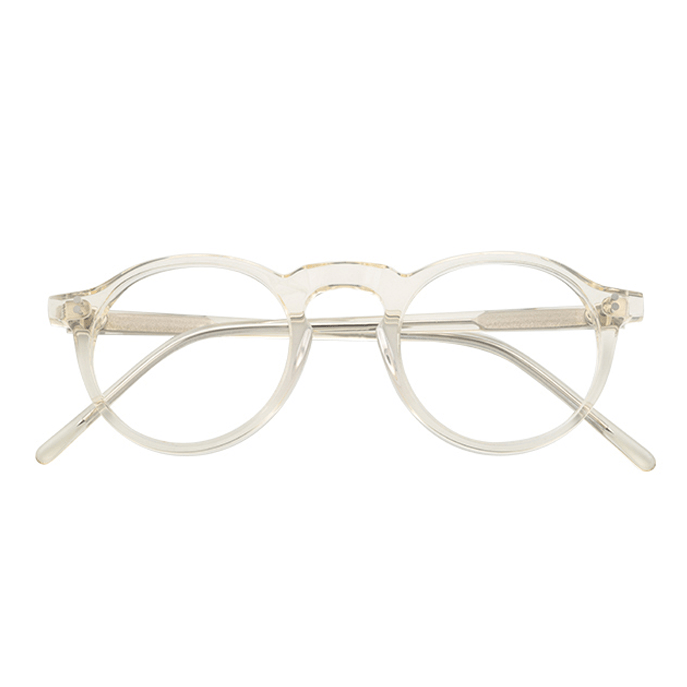 Ben Optical / Blonde Crystal Acetate & Prescription Lens - Shade Files