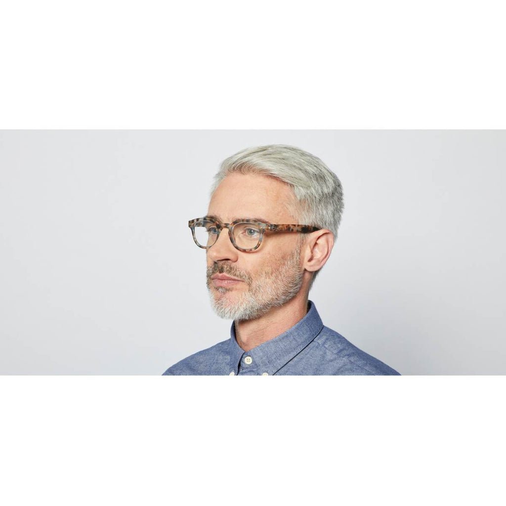 Blue - Light Optical Glasses / Style C / Blue Tortoise - Shade Files