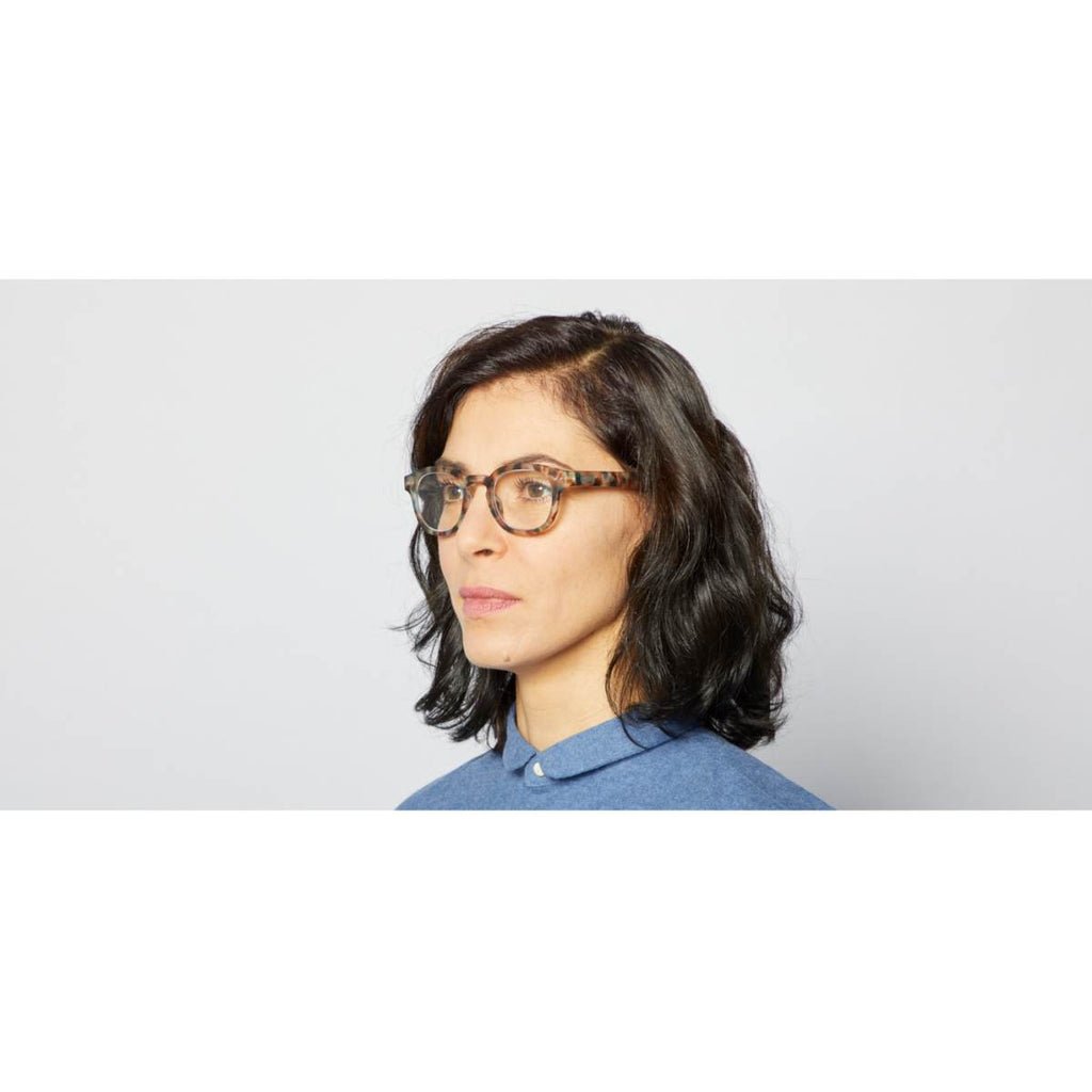 Blue - Light Optical Glasses / Style C / Blue Tortoise - Shade Files