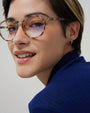 Blue - Light Optical Glasses / Style D / Blue Tortoise - Shade Files