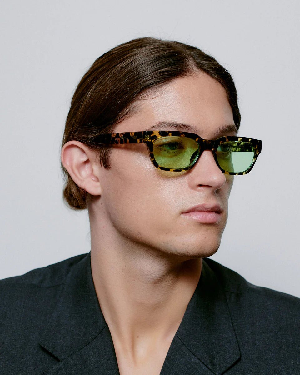 Bror / Black Yellow Tortoise & Green Lens - Shade Files