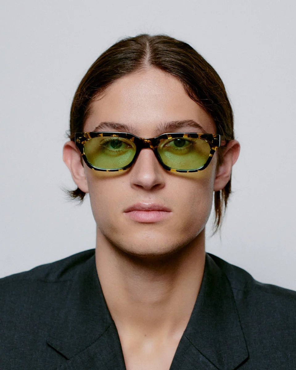 Bror / Black Yellow Tortoise & Green Lens - Shade Files
