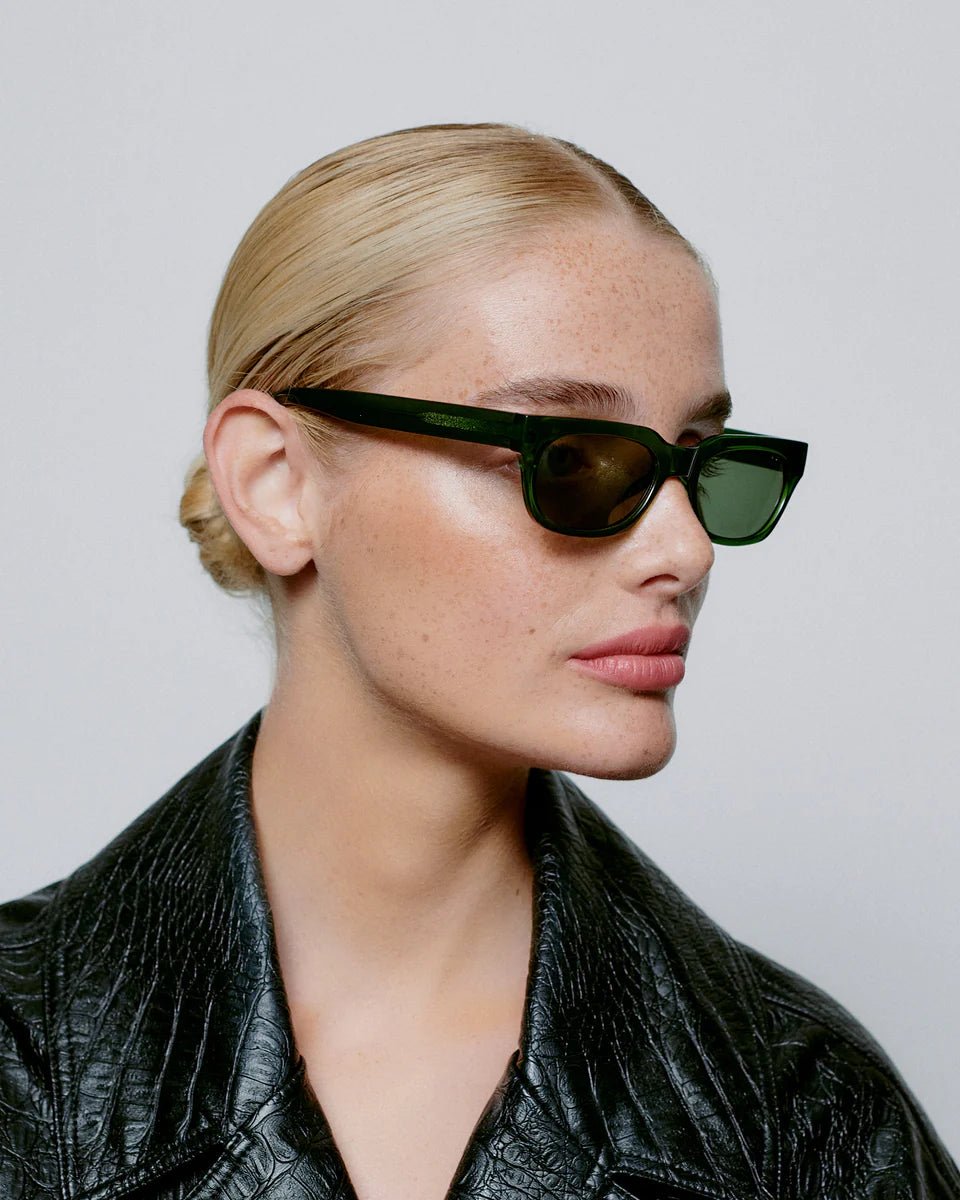 Bror / Dark Green Transparent & Green Lens - Shade Files