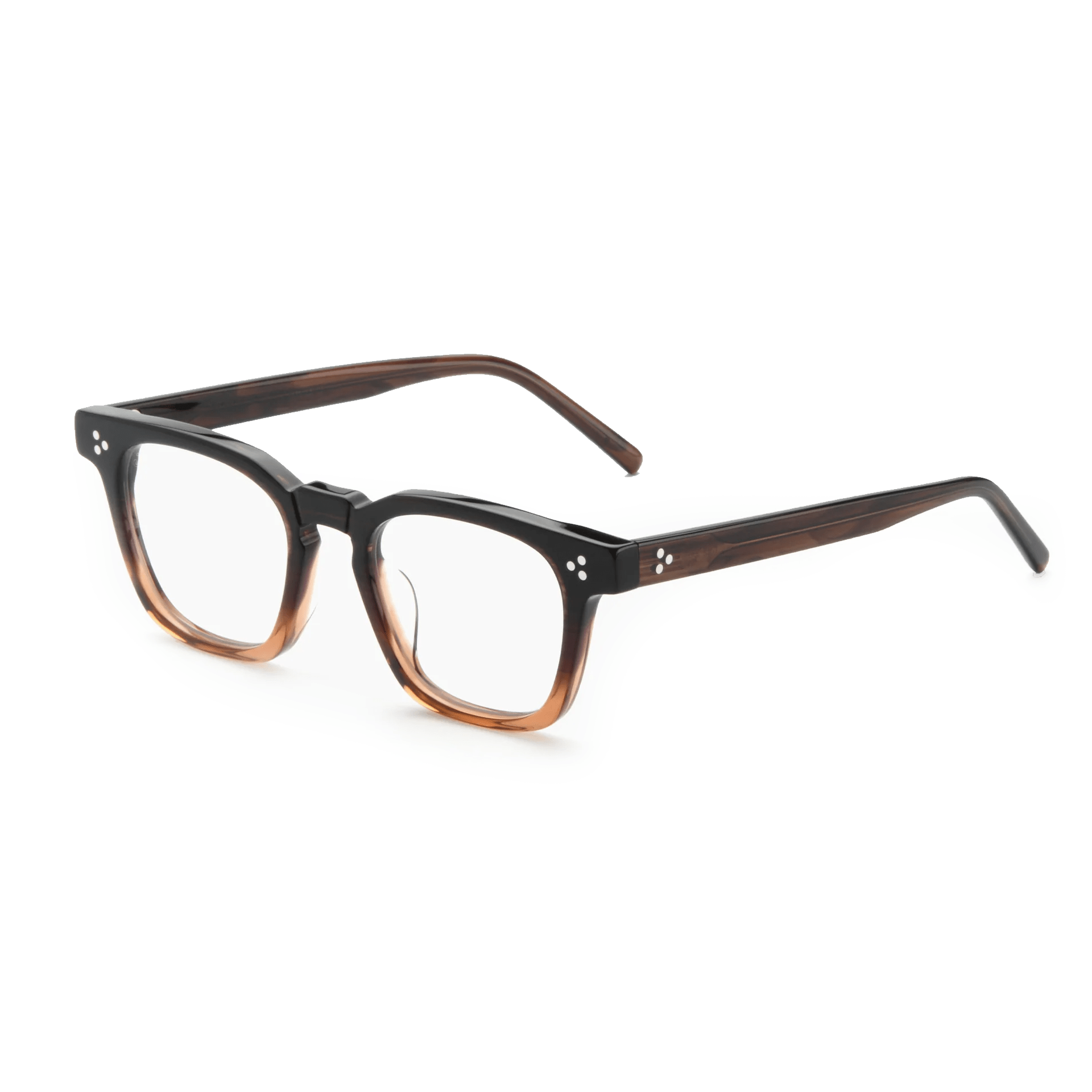 Calipso Optical / Brown Gradient Acetate & Blue - Light Lens - Shade Files