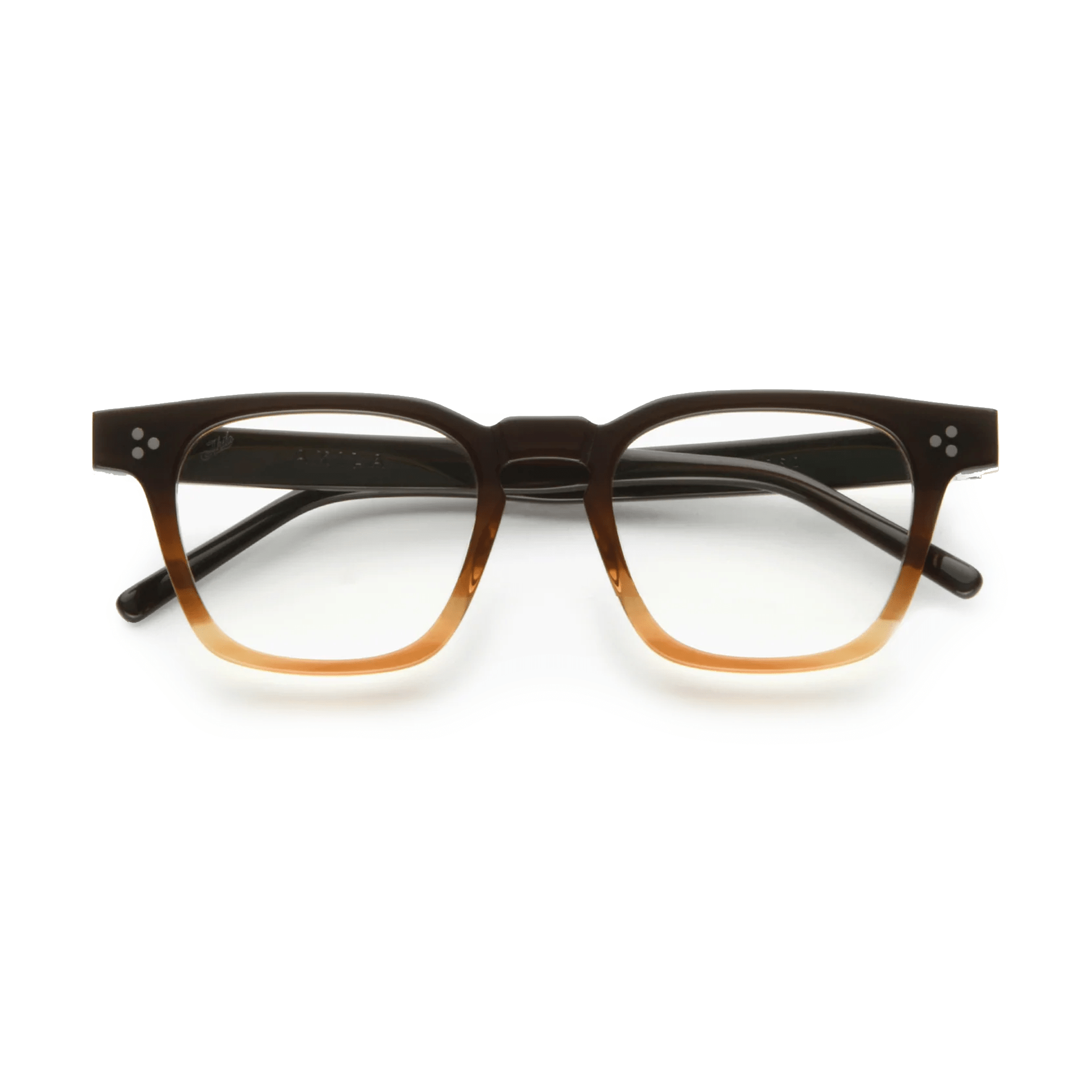 Calipso Optical / Brown Gradient Acetate & Blue - Light Lens - Shade Files