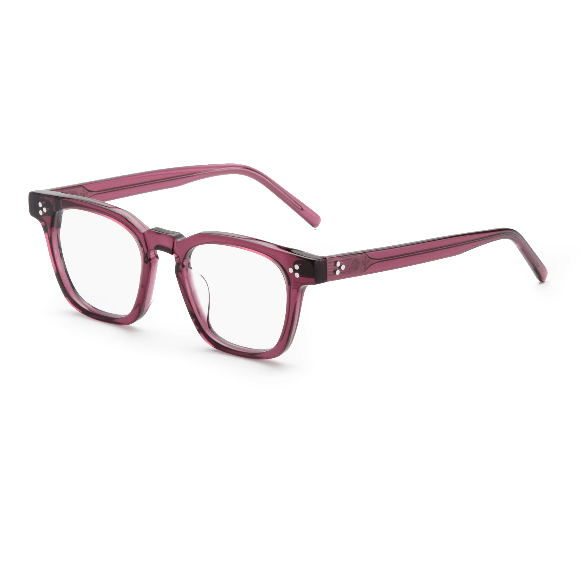 Calipso Optical / Plum Acetate & Blue - Light Lens - Shade Files