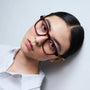 Calipso Optical / Plum Acetate & Blue - Light Lens - Shade Files
