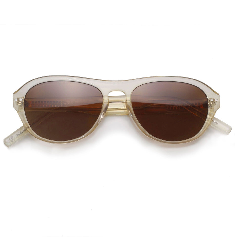 Carlos / Blonde Crystal Acetate & Polarised Brown Lens Carlos / Blonde Crystal Acetate & Polarised Brown Lens