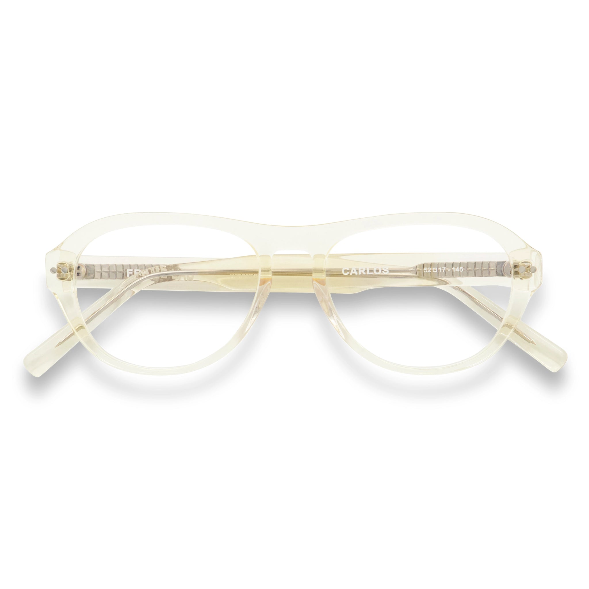 Carlos Optical / Blonde Crystal Acetate & Prescription Lens - Shade Files