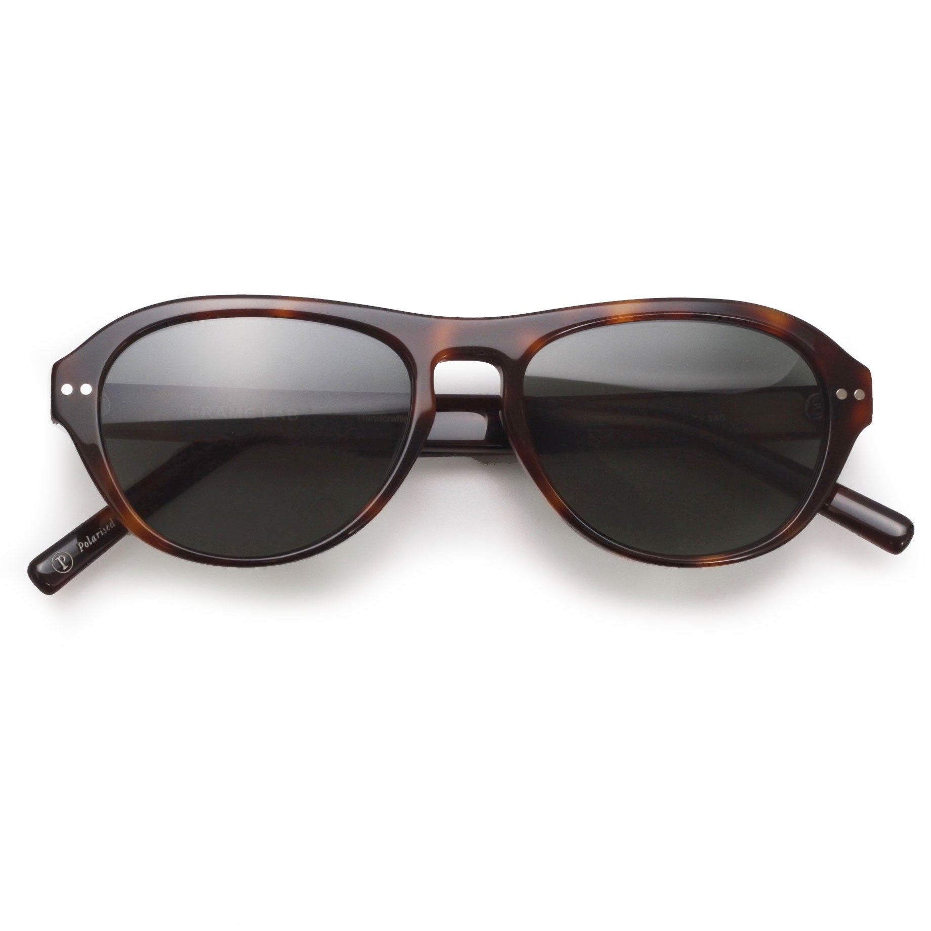 Carlos / Tortoise Acetate & Polarised Green Lens - Shade Files