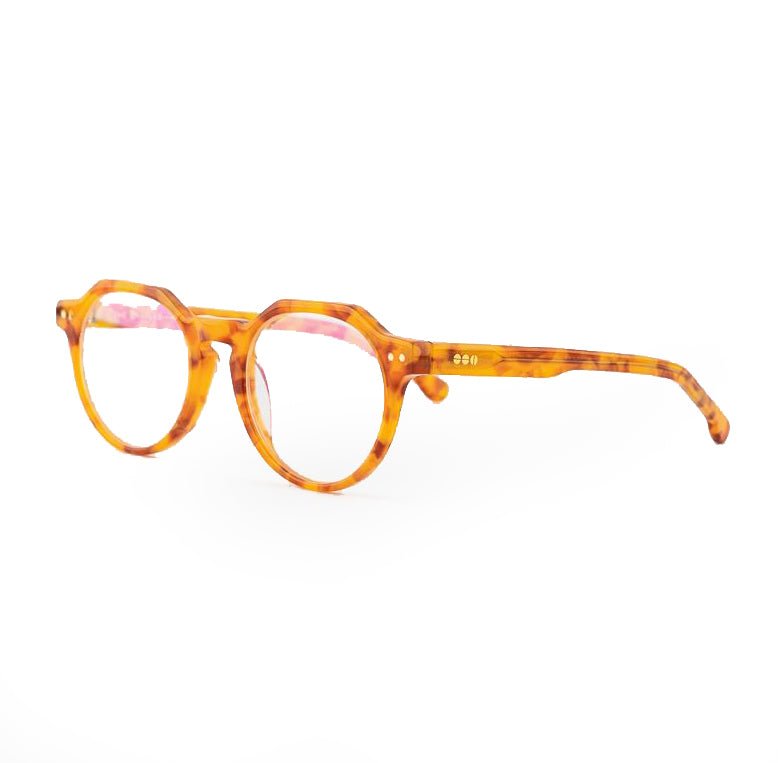 Charles Optical / Caramel Acetate & Blue - Light Lens - Shade Files