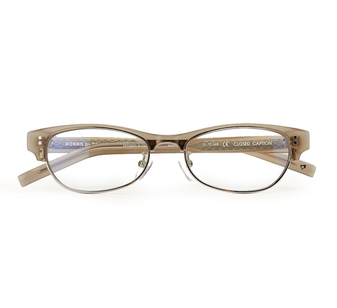 Closed Caption Optical / Grey & Blue - Light Lens - Shade Files